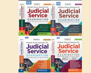 Singhal Law Publications, Combo 4 Books Mcq Judicial Service Examination Chapter-Wise & Topic-Wise Vol-1, 2, 3, 4, 3rd Edtition 2023