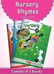 Nurture English Popular Nursery Rhymes Books For Kids | 2 To 5 Year Old Babies | Short Poems With Colourful Pictures For Preschool And Kindergarten Children | Set Of 3 Books With 78 LKG And UKG Rhymes
