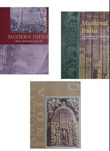 3 OLD NCERT HISTORY BOOKS (1) Ancient India- RS Sharma (Class-11) (2) Medieval India - Satish Chandra (Class-11) (3) Modern India - Bipin Chandra (Class-12)