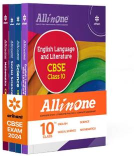 Arihant All In One Class 10th Science,Mathematics, Social Science, English For CBSE Exam 2024 (Set Of 4 Books) Paperback – 3 June 2023
