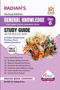 General Knowledge GK Study Guide Book For Sainik School (AISSEE), RMS And Other Entrance Exam Class 6 In English 2025-2026 (Latest Edition)
