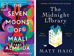 [Sunday Times Bestselling] Seven Moons Of Maali Almeida + The Midnight Library Free Bookmarks