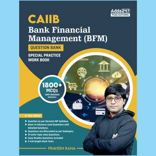 CAIIB Bank Financial Management (BFM) MCQs 1800+ Questions 2023-24 (English Printed Edition) By Adda247