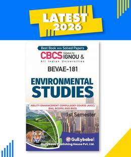 BEVAE-181 Environmental Studies In English (CBCS New Syllabus) IGNOU Help Book With Solved Sample Papers And Important Exam Notes (Paperback, Vinay Kansal, GullyBaba.com Panel)