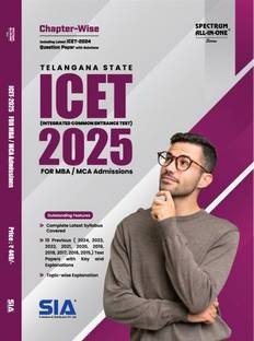 TG-ICET 2025 (Integrated Common Entrance test) for MBA/MCA Latest Edition I Telangana State