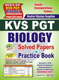 2023-24 KVS PGT Biology Solved Papers & Practice Book