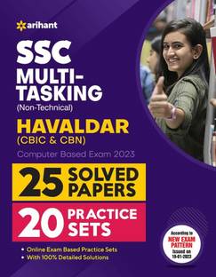 SSC Multi Tasking Non Technical Hawaldar 20 Practice Sets And 25 Solved Papers 2023 Paperback