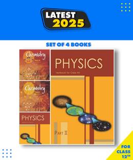 Ncert Science Book 12th Class 1. Physics Textbook Part1 And Part 2 2. Chemistry Textbook Part 1 And Part 2 HARDCOVER ENGLISH MEDIUM Ncert Science 4 COMBO BOOK SET Paperback, NCERT|New Latest Edition For 2025-2026