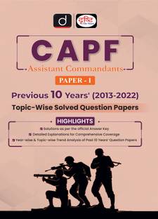 CAPF Assistant Commandants (Paper-I) 10 Years Solved Papers