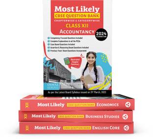 Oswal-Gurukul Most Likely CBSE Question Bank Class 12 Bundles (Set Of 4) : Accountancy, Economics, Business Studies & English For Exam 2024
