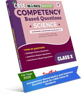 Class 10 CBSE Science Competency Based Questions | 1383 Practice Questions Chapterwise & Subtopicwise For Sections A & E | Class 10 Science Question Bank | Includes MCQs, Assertion Reason, & Case Based Questions