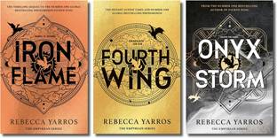 The Empyrean Series Collection, Fourth Wing, Iron Flame, Onyx Storm, Rebecca Yarros, Paperback, English