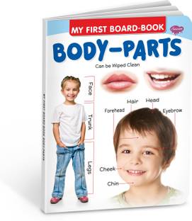 My First Board Books Body-Parts | Big Size Board Book For Kids By Sawan