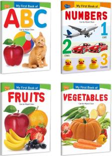 My First Book Of ABC, My First Book Of Numbers, My First Book Of Fruits, My First Book Of Vegetables