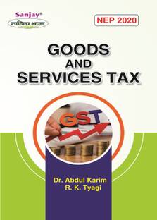 Goods and Services Tax  - GST B.Com 5th Semester Syllabus According to National Education Policy 1 Edition