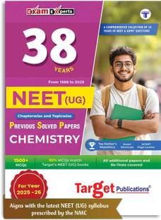 38 Years NEET Chemistry (PSP) 2026 | Chapterwise Previous Year Solved Question| Topicwise 1500+ MCQs With Solutions | 1988 To 2025 | As Per Latest Syllabus Prescribed By NMC