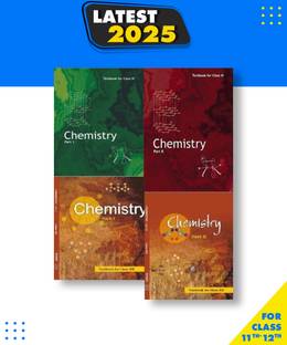 Ncert Chemistry Class 11 &12 Set Of Four Book 2023 Edition Paperback, NCERT|New Latest Edition For 2025-2026