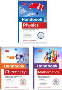 MTG Handbook Of Physics, Chemistry & Mathematics For JEE, CUET, Boards & Various Competitive Exams (Class 11 & 12) - NCERT Insight | Short And Crisp Notes | Formulae (Set Of 3 Books)