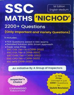 SSC Maths ' NICHOD' 2200+ Question |Learninggo Publication