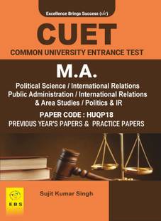 CUET MA Political Science / MA International Relations / MA Public Administration ( HUQP18 ) Exam Previous Year Papers & Practice Papers ( English Medium )