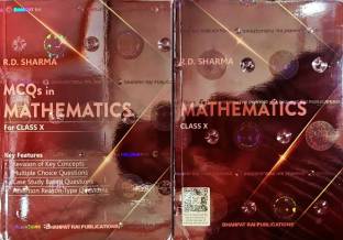 Mathematics For Class 10 - CBSE - By R.D. Sharma For 2023-24/Ed. With MCQs Book - Set Of 2 Books