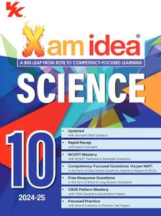 Xam Idea Science Class 10 Book | CBSE Board | Chapterwise Question Bank | Based On Revised CBSE Syllabus | NCERT Questions Included | 2024-25 Exam
