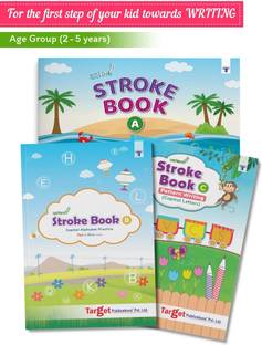 Nurture Pattern Writing And Stroke Books For Kids | 2 To 5 Year Old | Practice Standing And Sleeping Lines, Curves And ABCD Alphabet Tracing For Preschool And Nursery Children | Includes Colourful Pictures And Activities | Set Of 3 Books