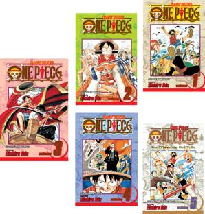 Eiichiro Oda : One Piece Manga Vol 1 To Vol 5 ( Including Poster)