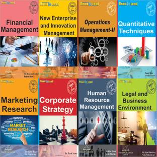 RTU MBA 2 SEMESTER (8 IN 1) COMBO PACK By Thakur Publication As Per Rajasthan Technical University Syllabus Based All Books
