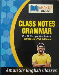 Class Notes Grammar By Aman Sir | Useful For SSC, Bank, CDS, NDA And All Competitive Exams