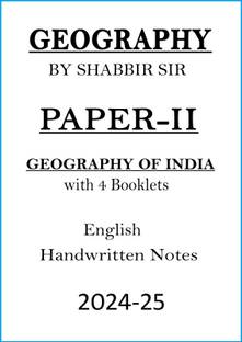 Geography Optional Handwritten Notes Of Paper-II By Shabbir Sir For UPSC Mains 2024-25