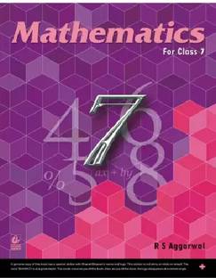 Mathematics For Class 7 By R S Aggarwal (English, Paperback) 2023 Edition