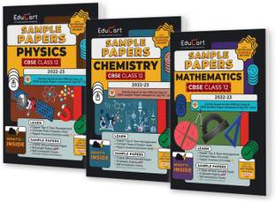 Educart CBSE Class 12 Sample Papers 2022-23 Bundle - Physics, Chemistry And Maths (3 Books) 2022