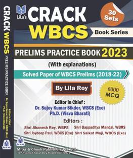 Lila's CRACK WBCS (30 Sets) Book Series Prelims Practice Book - 2023 (English Version) - 6000 MCQ