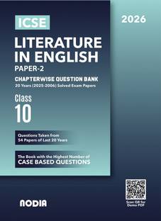 ICSE Class 10 Literature In English Chapterwise Previous Year Question Bank (PYQ) For 2026 Exam