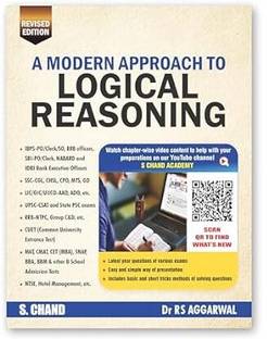A Modern Approach To Logical Reasoning For Competitive Exam 2025 (Revised Edition Book) | Chapter Wise Videos | UPSC Civil Services, SSC CGL CHSL GD, IBPS, Bank SBI PO, Clerk, Railway, Police SI Exams Paperback