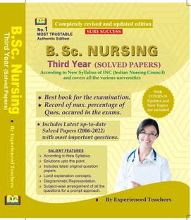 B.Sc. Nursing 3rd ( Third ) Year Solved Papers With COVID-19 According To New Syllabus Of INC 12e By Experienced Teachers