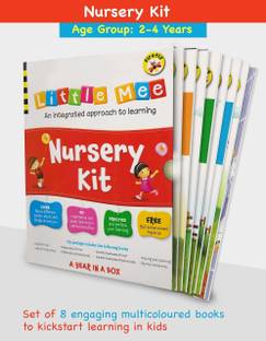 Little Mee Nursery Books For Kids Learning | English, Maths, GK, Rhymes, Stories, Drawing, Colouring Activities | Preschool Worksheets | 2 To 4 Years