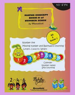 Ukg Kg2 Math Concept Practice Books Of Number Workbook| Number Line Addition Subtraction| Backward & Skip Counting| Before/after/between | Weight, Length & Capacity| Number Names| Cbse/icse Mental Math Worksheets For 4.5 To 6 Years Kids By Mathsninjas Bookland