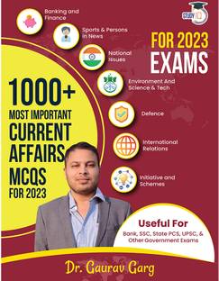 1000+ Most Important Current Affairs MCQs For 2023-2024 By Dr. Gaurav Garg | Current Affairs Book Jan-Sept 2023