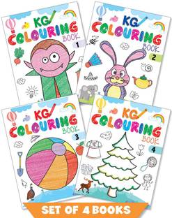 KG Colouring A Set Of 4 Book