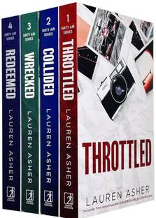 Throttled, Collided, Wrecked, Redeemed (Dirty Air Series, 4 Books Set By Lauren Asher)