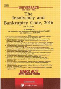 Universal’s, Insolvency And Bankruptcy Code, 2016 (Bareact With Short Notes) – Edition 2024