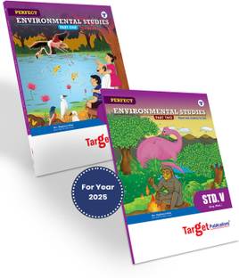Std 5 EVS 1 & 2 (Environmental Studies) Perfect Notes |Maharashtra State Board | English Medium | Includes Textual Q & A, MCQs, Activity Based Qs, Topic Tests | Set Of 2 Books