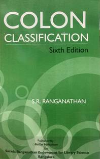 Colon Classification Sixth Edition 2023 New Edition