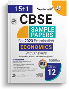 Together With CBSE Class 12 Sample Papers ( EAD ) Economics For 2023 Board Exam Paperback – 19 September 2022