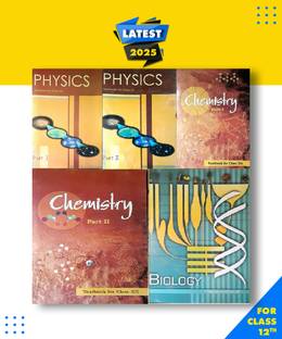 Physics Part 1 & 2, Chemistry Part -1 & 2 And Biology Textbook For Class -12 Paperback, NCERT|New Latest Edition For 2025-2026