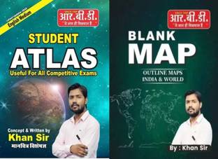 Khan Sir Student Atlas ( English Medium ) & Blank Map