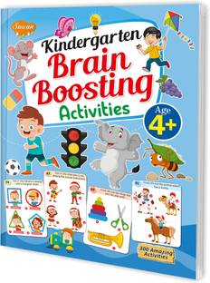 Kindergarten Brain Boosting Activities Book 4+ | 300 Amazing Activity
