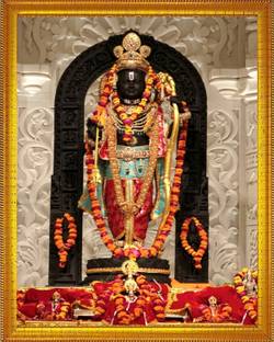 Darsh Craft Ram Lalla/Ram Lala/Ayodhya Ram Lalla/Ayodhya Ram Ji/Ram Lalla Photo Frame 10 Religious Frame
